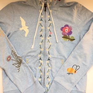 Lucky Brand zip-up hooded jacket (M)